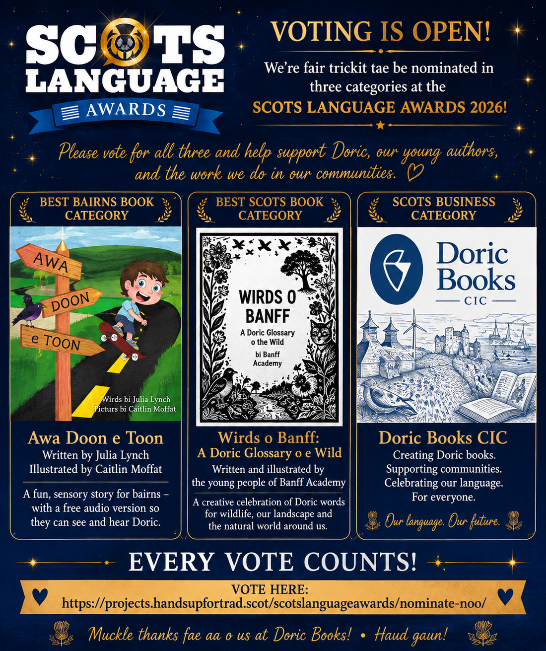 Scots Language Awards - Voting Open